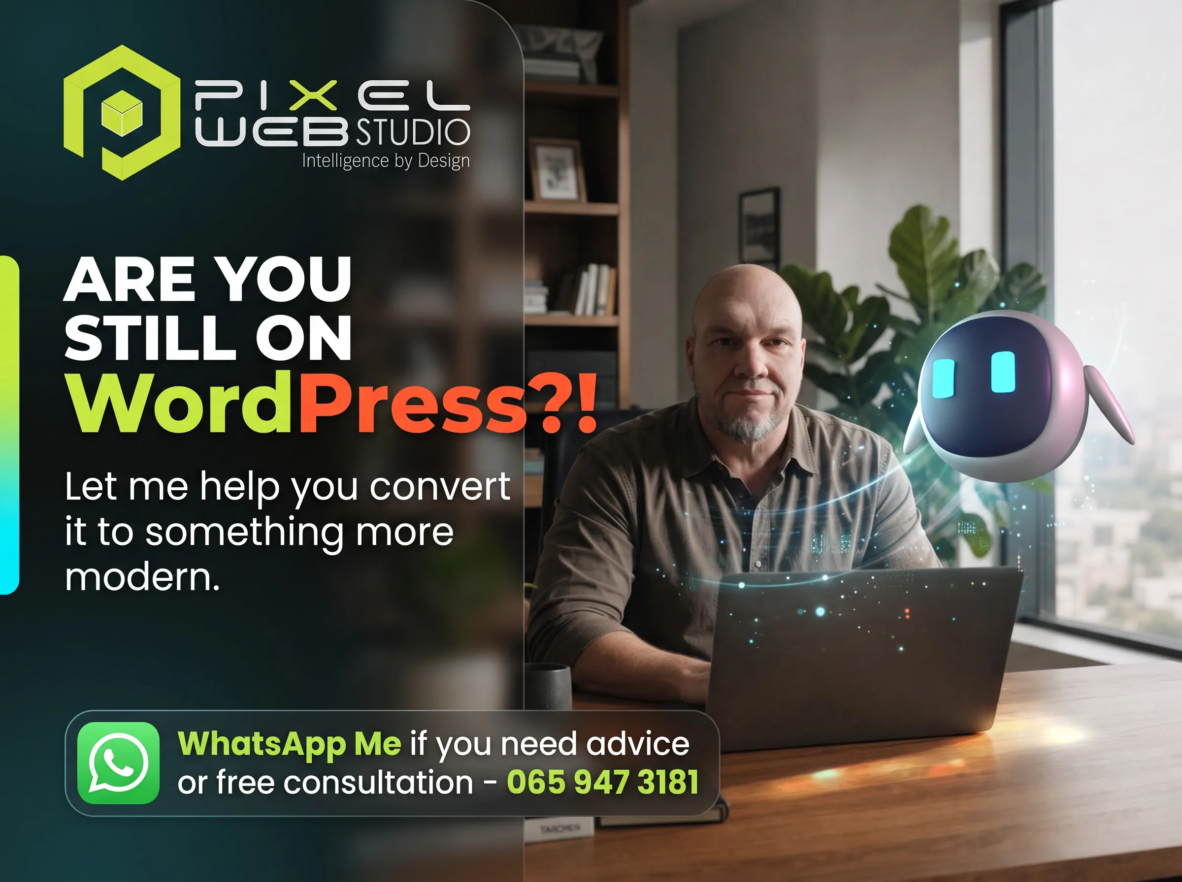 WordPress site converted to a custom platform